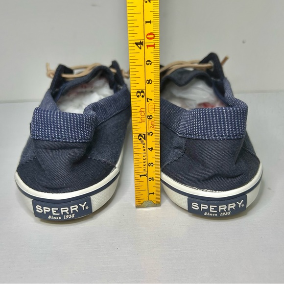 Sperry Top-Sider Lounge Away Navy Blue Canvas Boat Shoes Size 8 - Picture 7 of 16